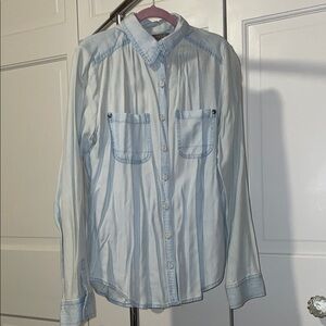 Light Blue Button-Up Shirt